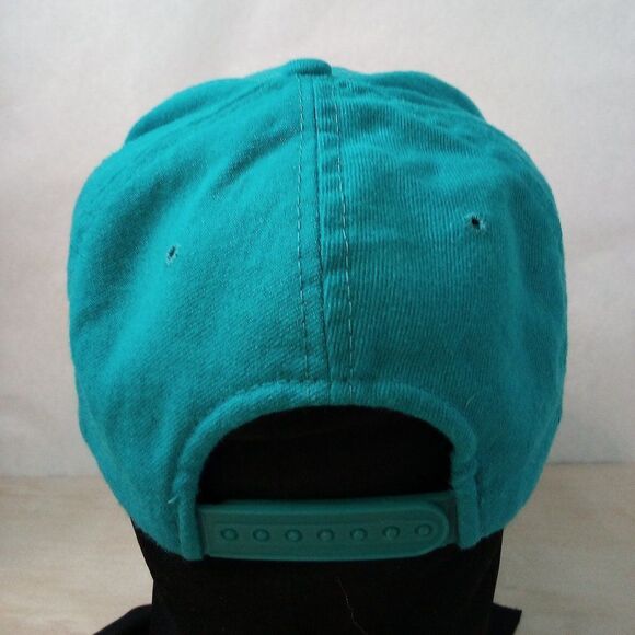Vintage Sports Specialties Charlotte Hornets Script Snap Back Hat Wool - Picture 3 of 9